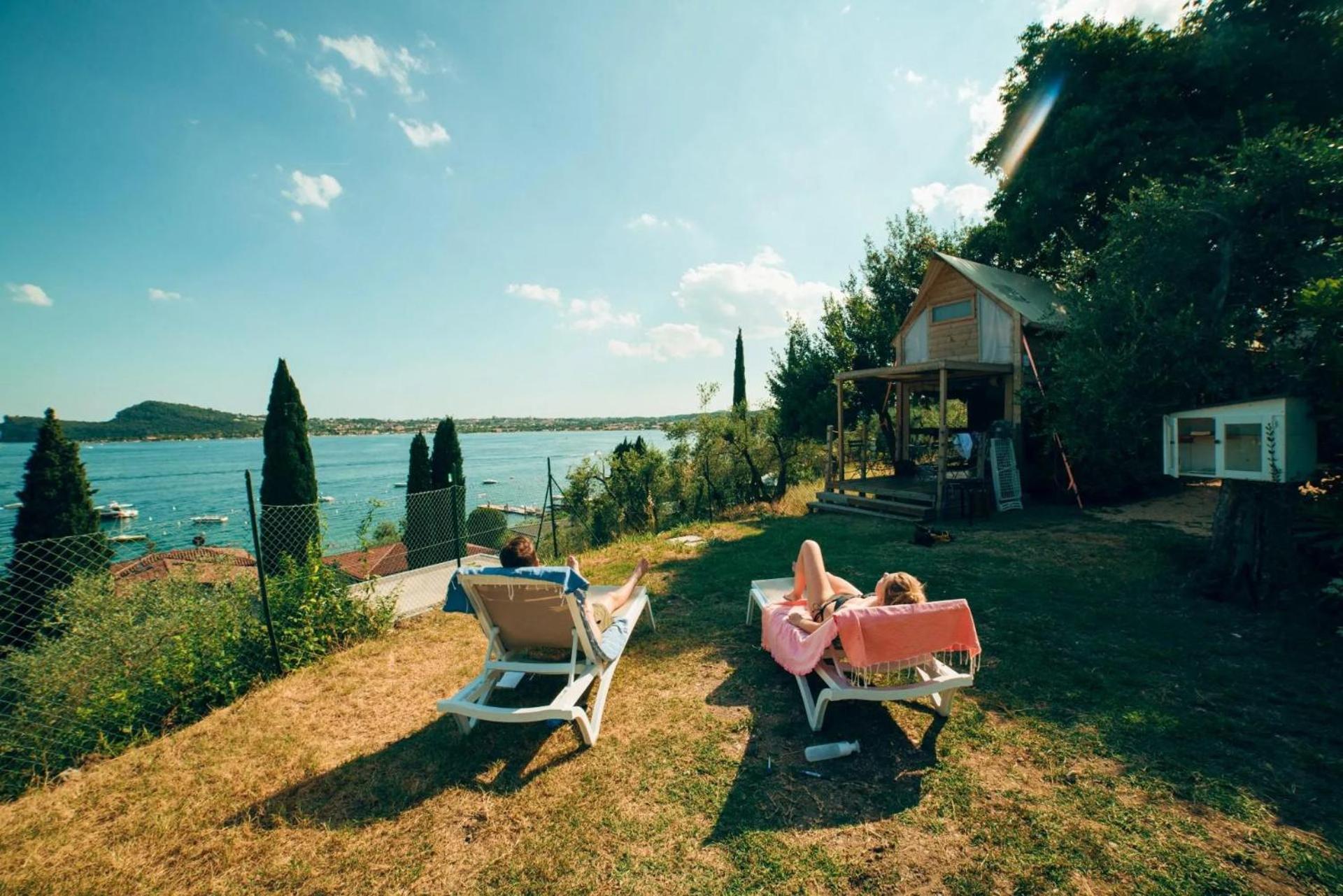 Vacanze Glamping Boutique San Felice del Benaco Eksteriør billede